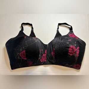 Torrid lot‎ of 2 bras. 40G.  Curve. Black floral. Beige. Padded no underwire